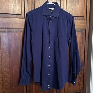Jos. A. Bank Dark Blue Tailored Fit Shirt